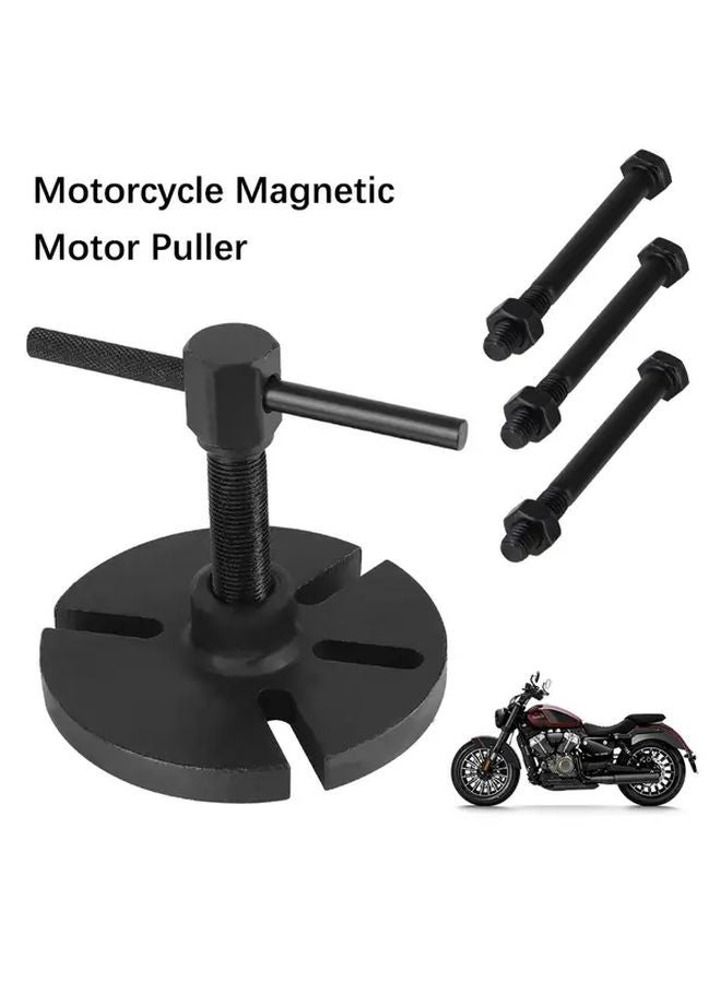 Black Brake Drum Puller Tool For Tricycle ATV Motorcycle Repair Disassembly Removal - Image 1